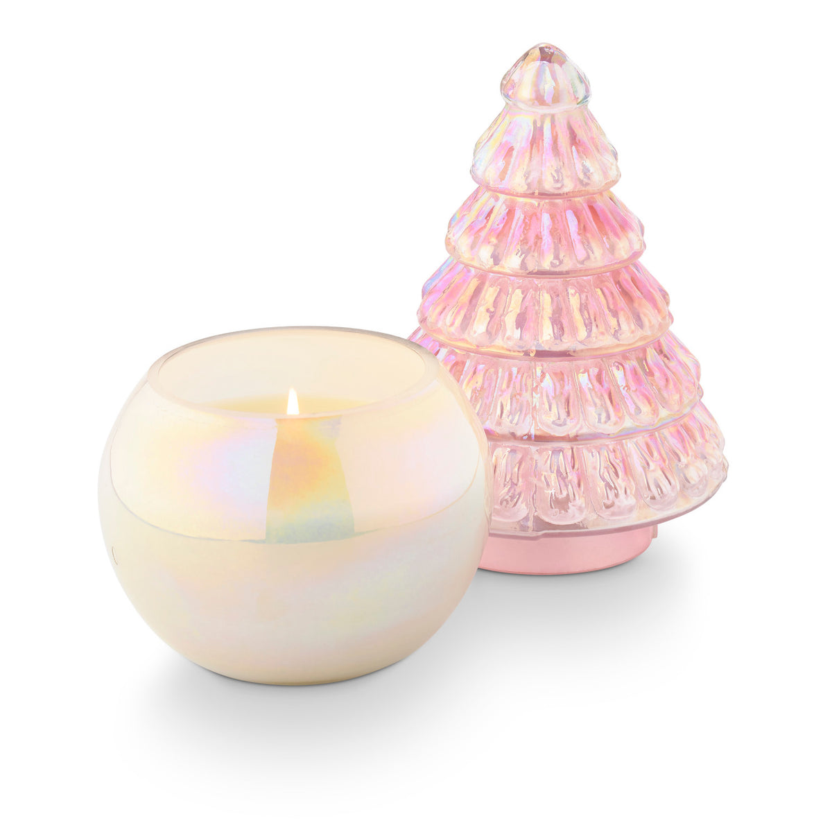 Pink Pine Pearl Tree Candle
