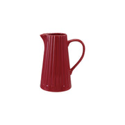 Red Fluted Pitcher
