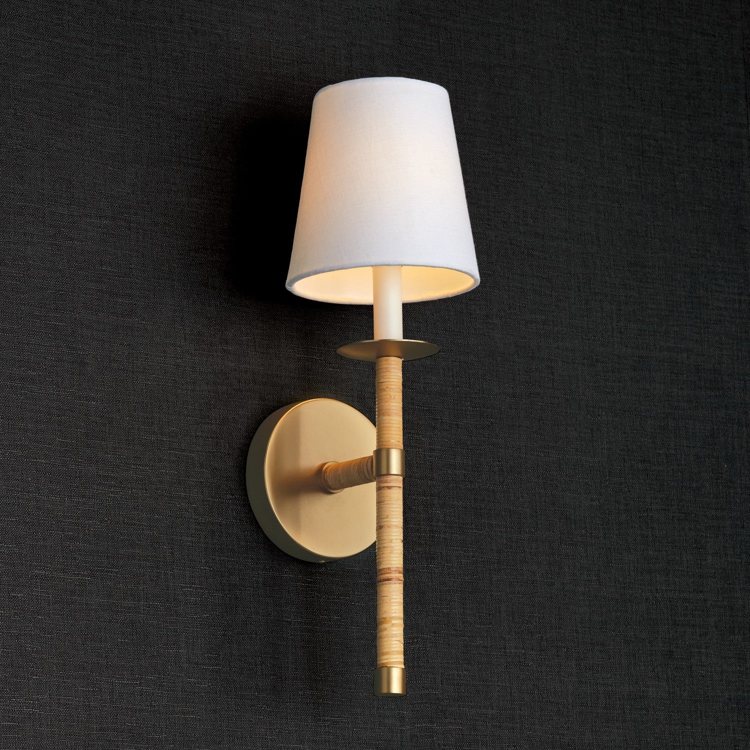 Cabo Rattan Sconce