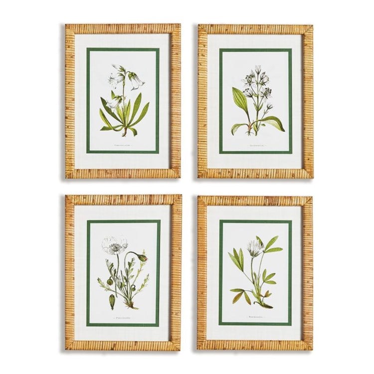 White Floral Wall Decor