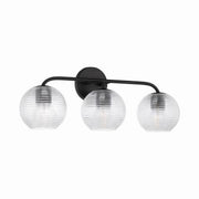 Maeva Matte Black Vanity Light
