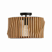 Archer Light Wood Semi-Flush Mount