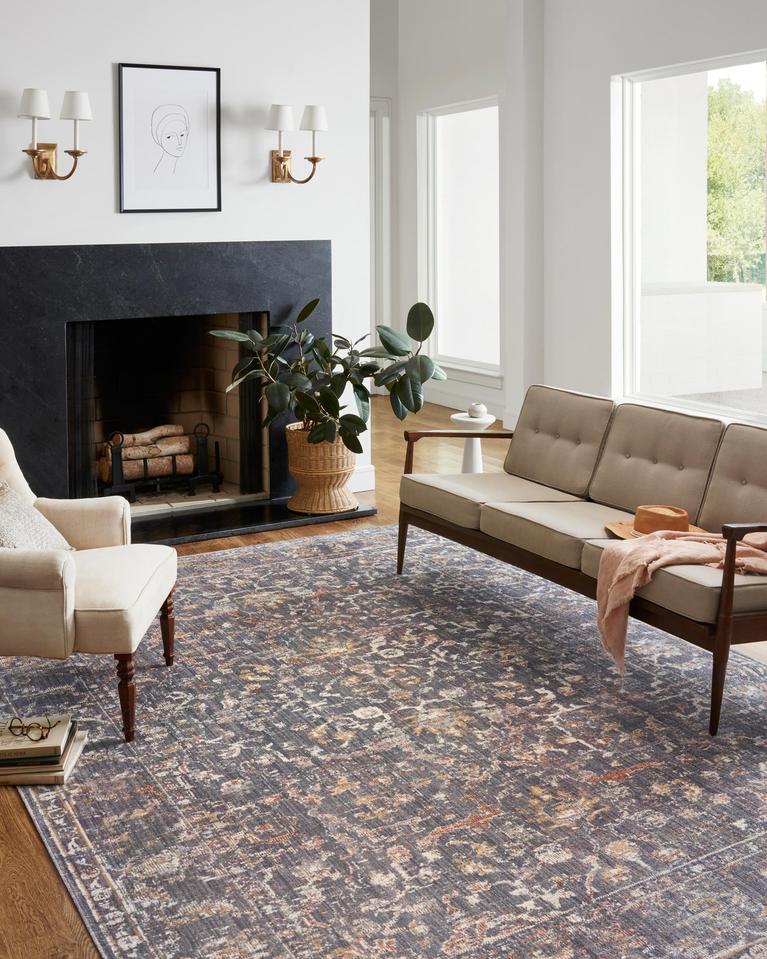 Rosemarie Graphite Multi Rug