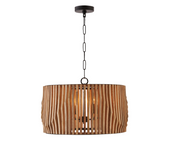 Archer Light Wood 4 Light Pendant
