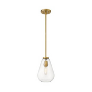 Ava 1 Light Brass Pendant